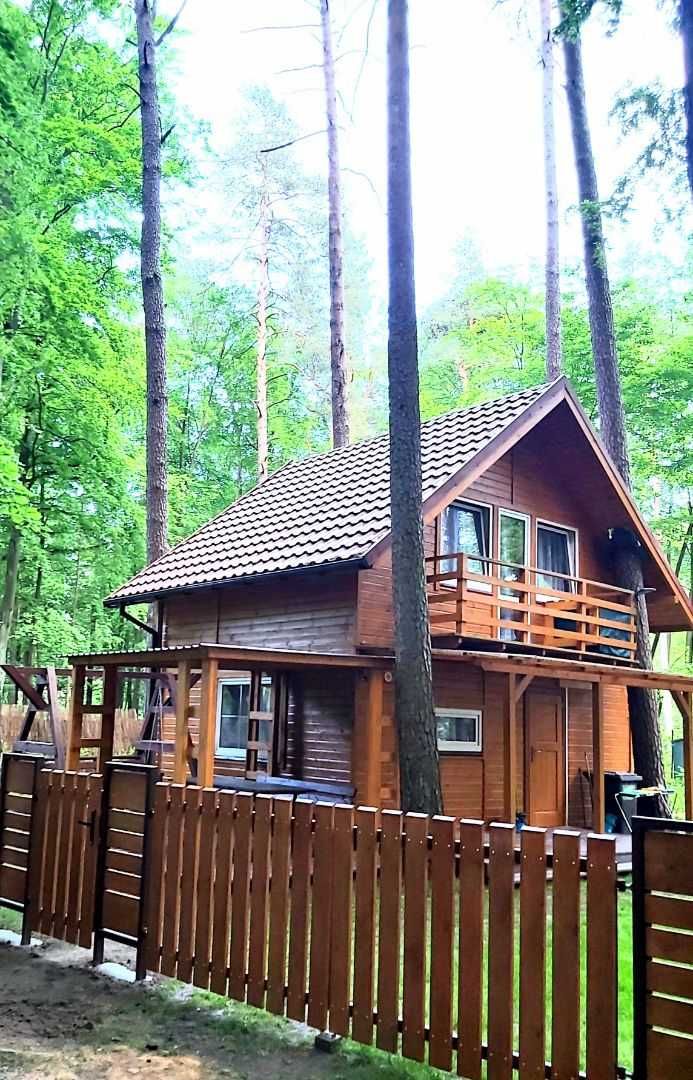 Ogrodzony duzy Domek letniskowy Makowo Mazury