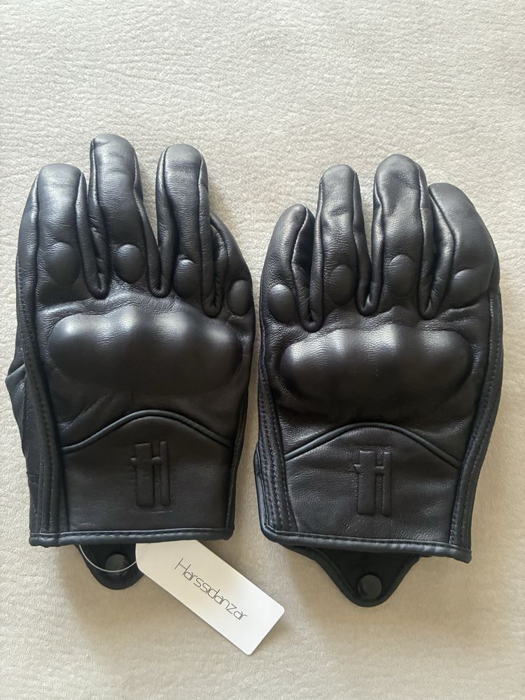 Luvas moto cabedal