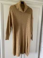 sweter golf w kolorze karmelowym