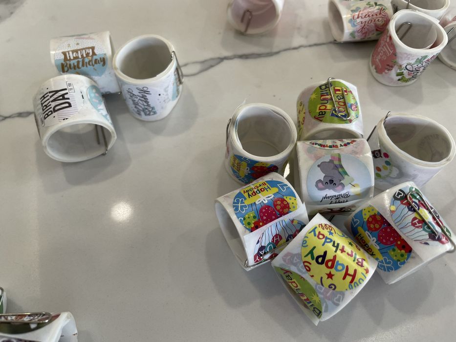 Autocolantes/ para Revenda (6350) Para ofertas, embrulhos e afins