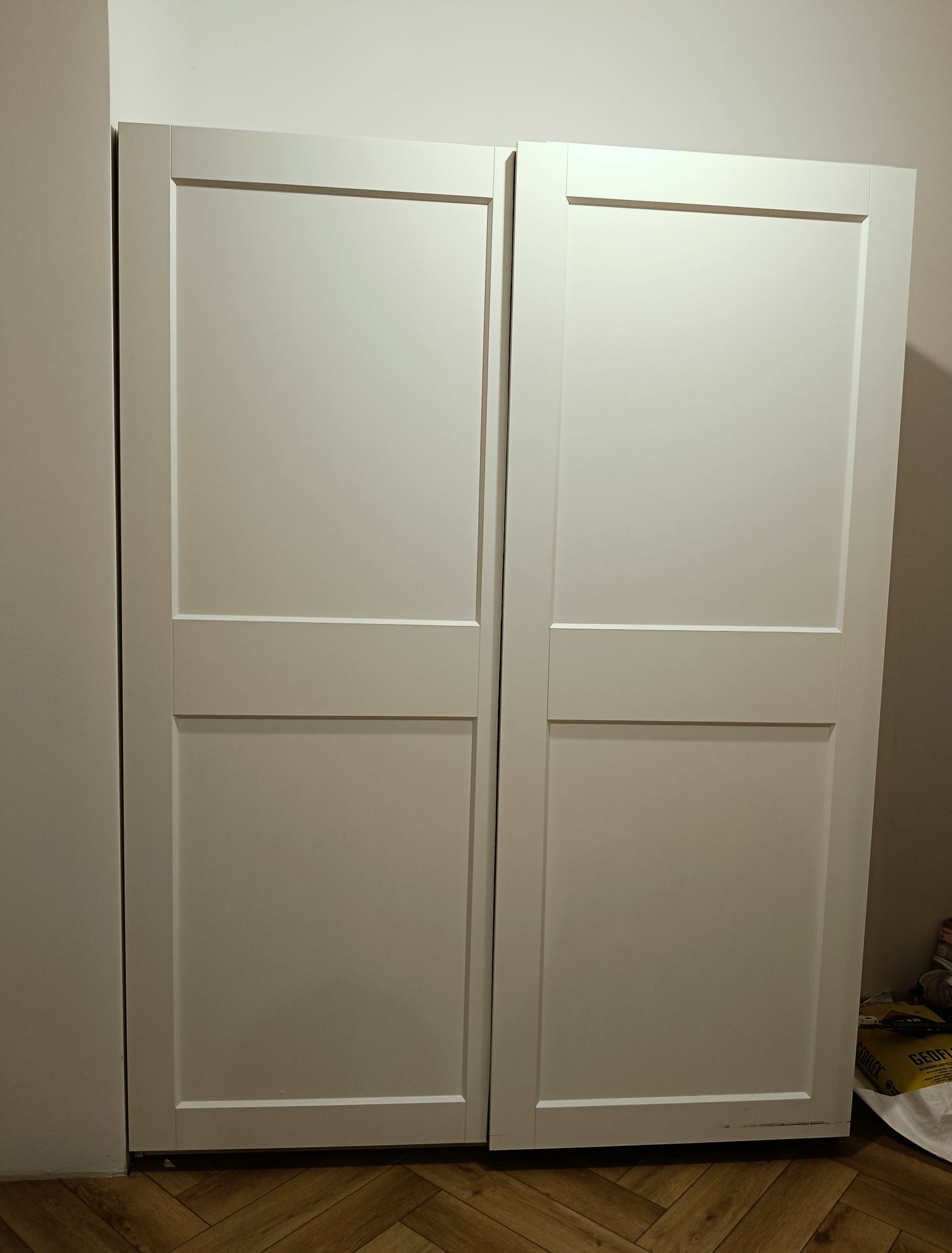 Szafa przesuwna biała 150cm