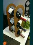 Stojak na Wino STAL Corten Design Loft Industrial