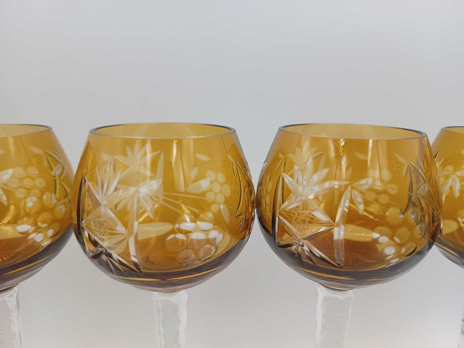 Kieliszki do wina remery szkło z PRL