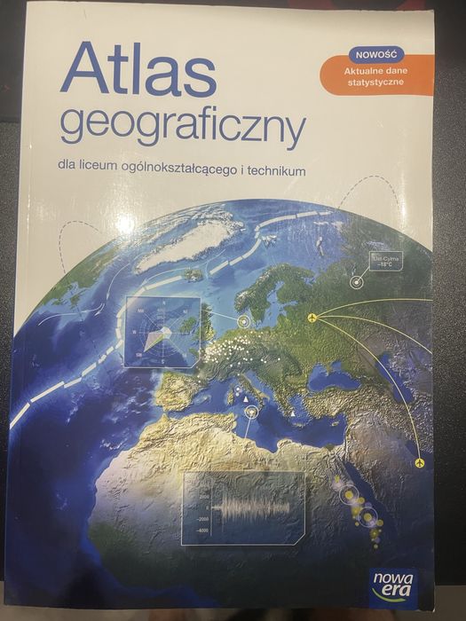 Atlas geograficzny dla liceum ogólnokształcącego i technikum