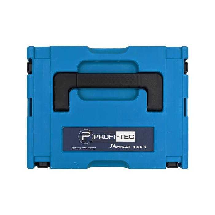 Акумуляторний шуруповерт PROFI-TEC DHP485BL POWERLine (2 х 5.0Аг 55Нм)