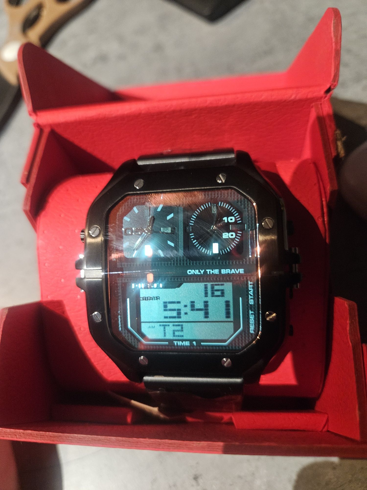 nowy oryginalny zegarek męski DIESEL clusher DZ7455