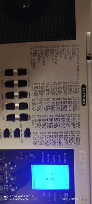 Órgão musical criança