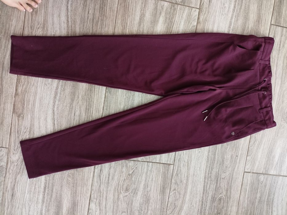 Tom Tailor spodnie chinosy bawełna r.S