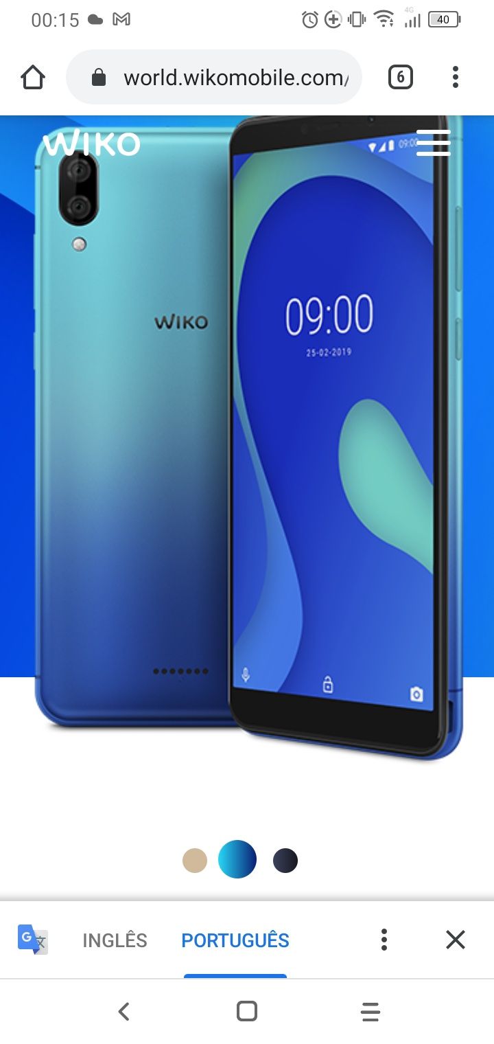 Wiko Y80  Dual Sim Novo selado