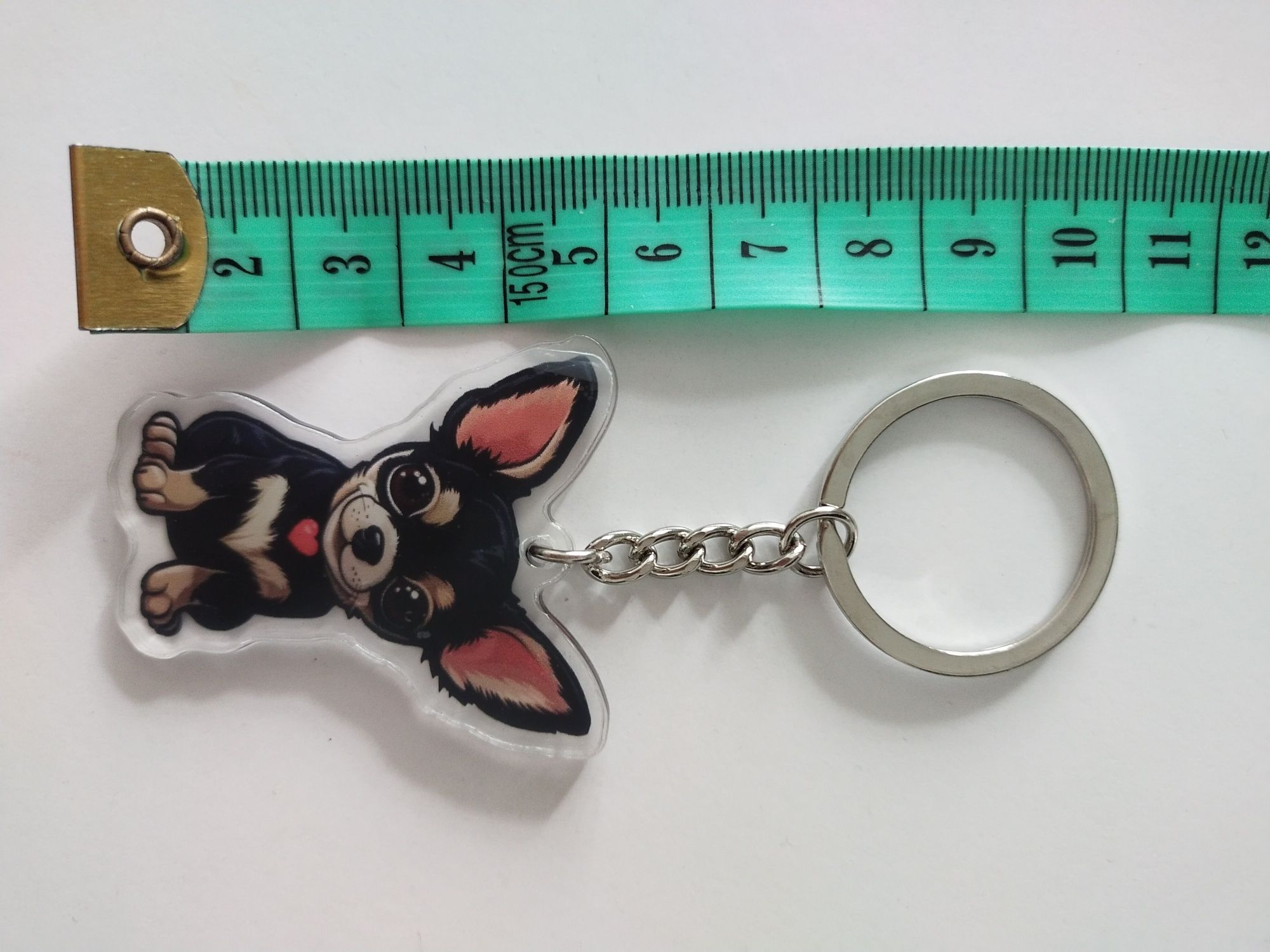 Brelok do kluczy chihuahua brylok breloczek bryloczek