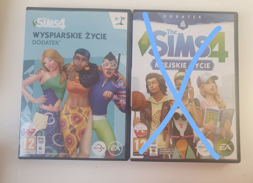 Pudełka kolekcjonerskie z gry The Sims 4