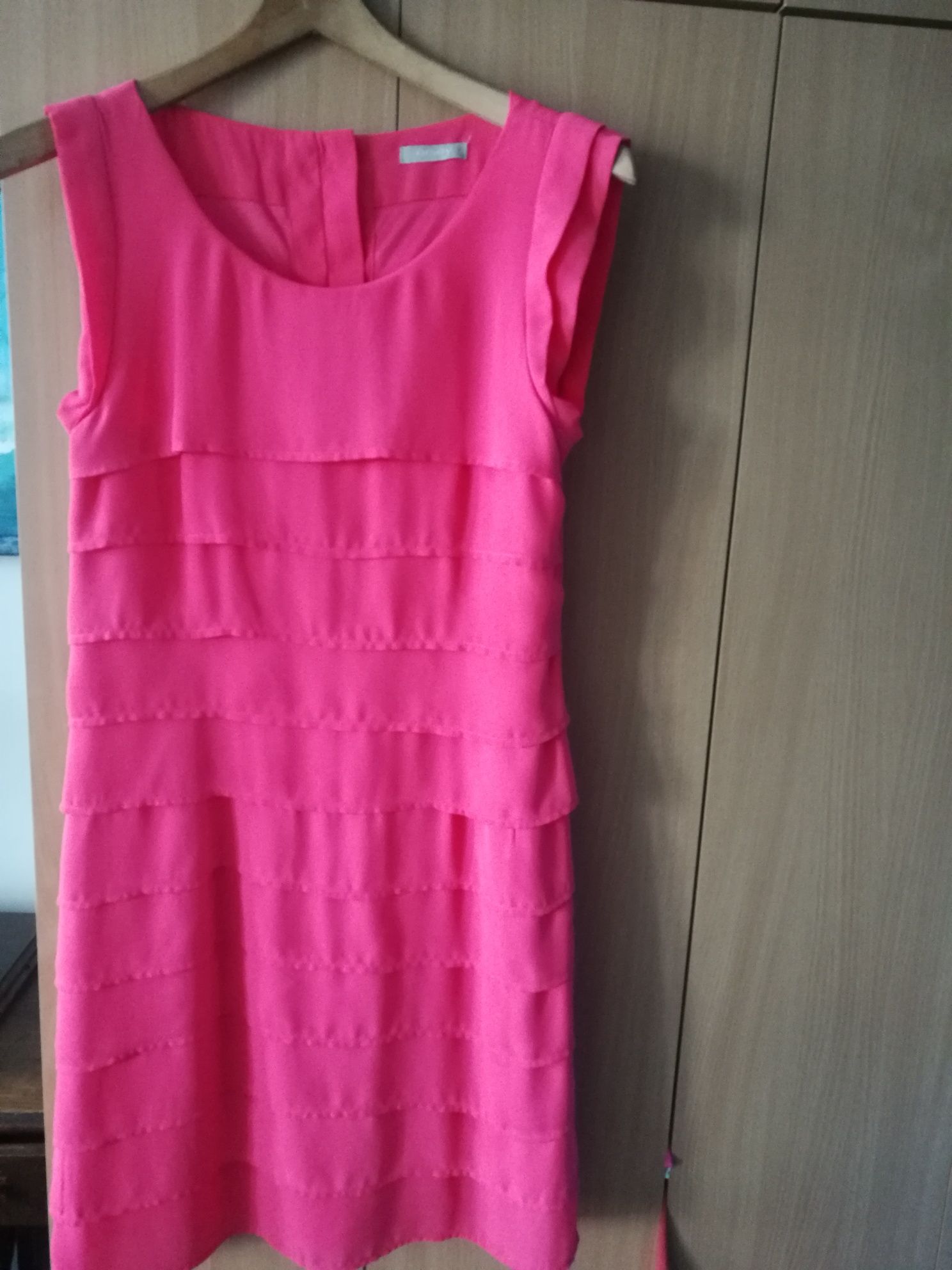 Sukienka + bolerko różowe S/XS