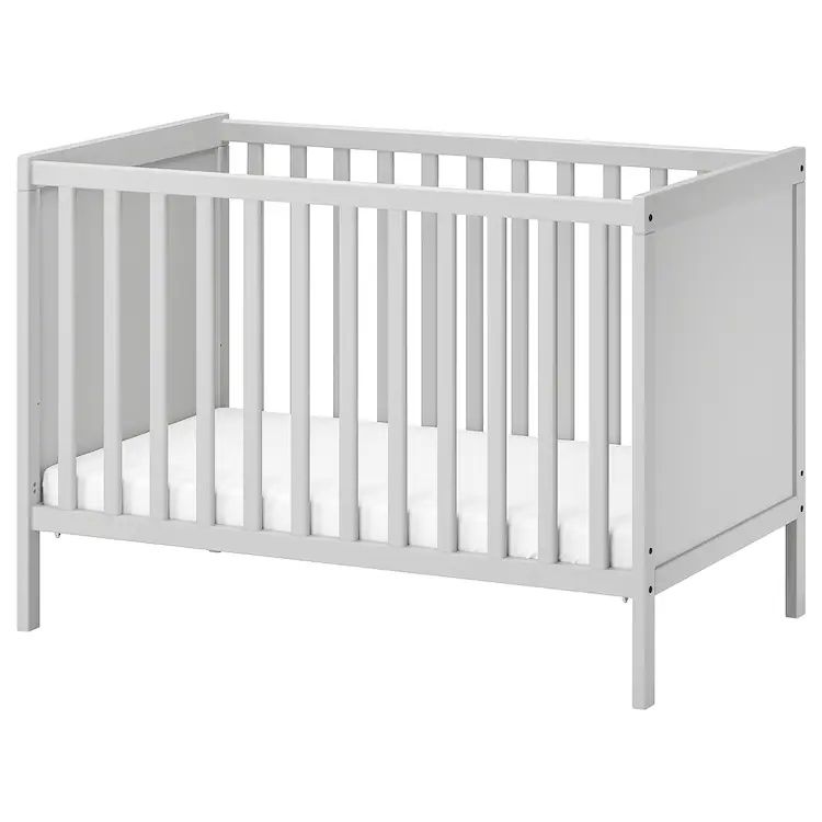 Łóżeczko SUNDVIK szare Ikea, + ew. materac z gryką (zapasowy)
Łóżko dz