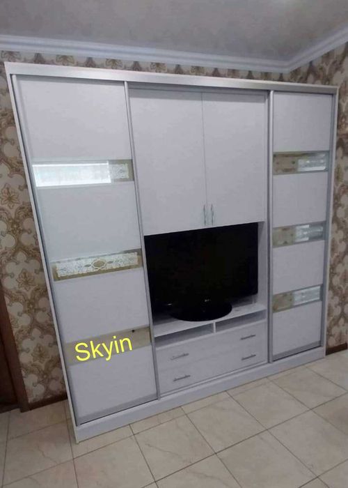 Шафи купе із секцією для телевізора по розмірам