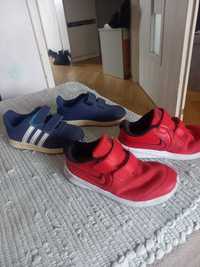 Buciki nike adidas