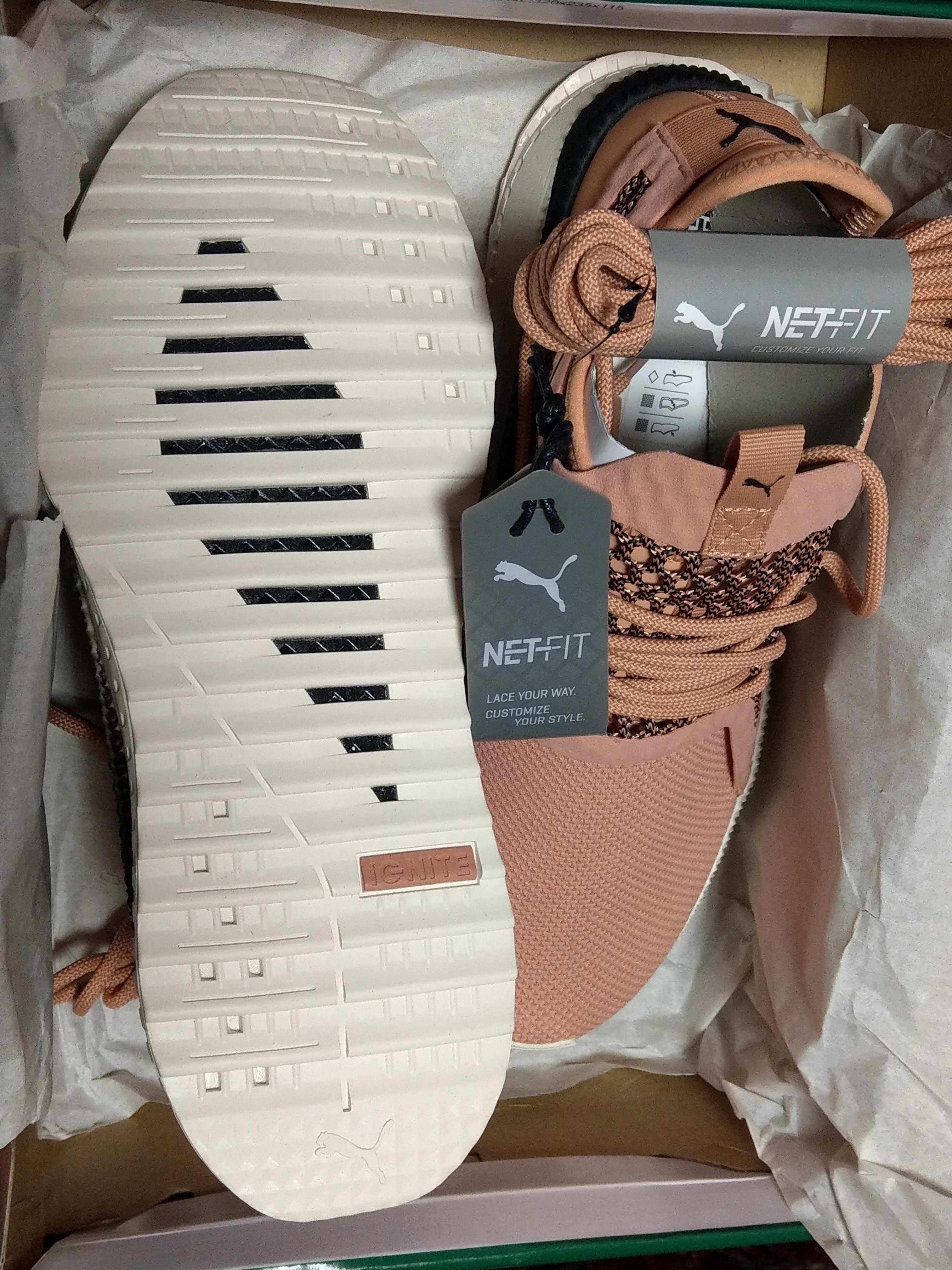 Кроссовки PUMA Tsugi Netfit v2 running / muted clay / 27см стелька