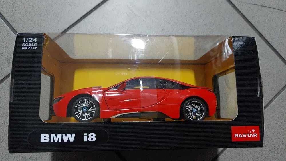 BMW I8 pojazd metalowy skala 1:24 RASTAR U TIGERA SKLEP