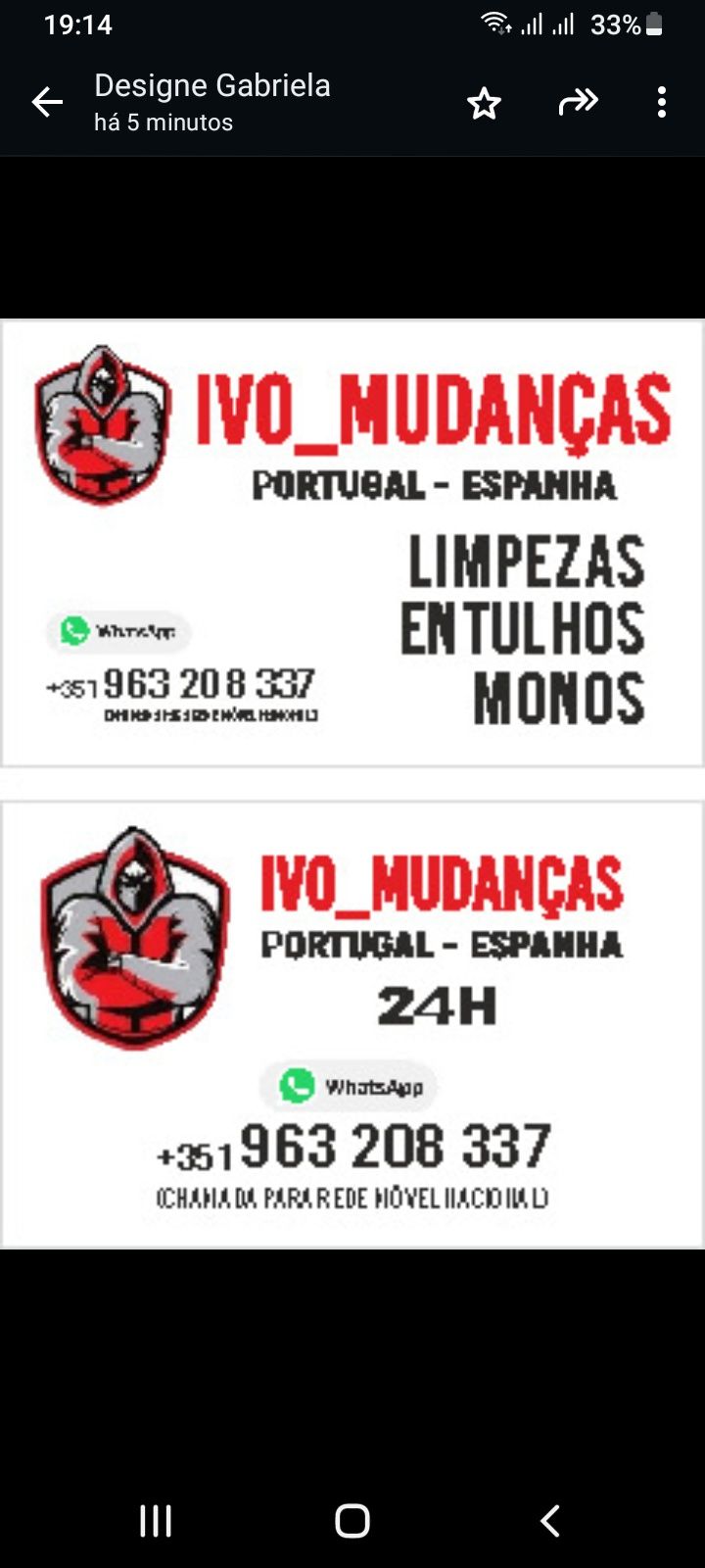 Mudamcas 24h Limpezas monos/demolicoes