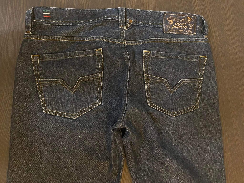 Spodnie diesel 34 l 32 wash 00808 larke regular straigh