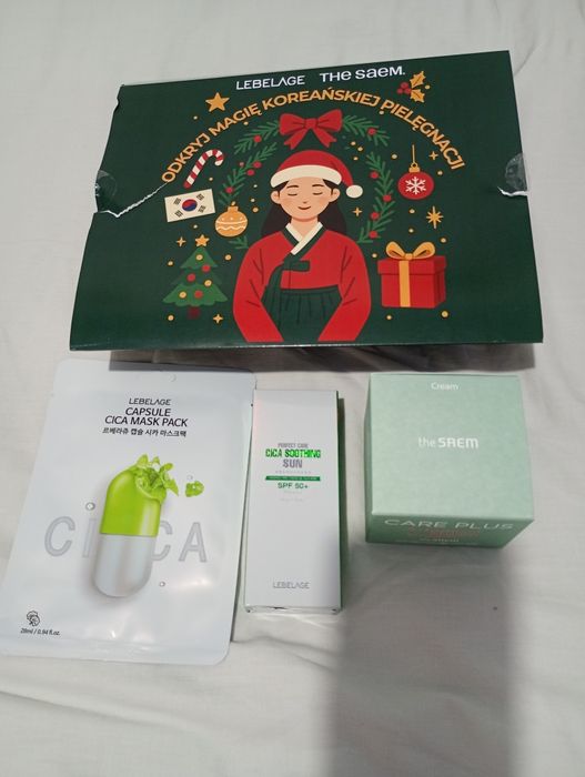 Okazja Tanio Zestaw Kosmetyków Do Pielęgn.Twarzy Zielony  The Saem X