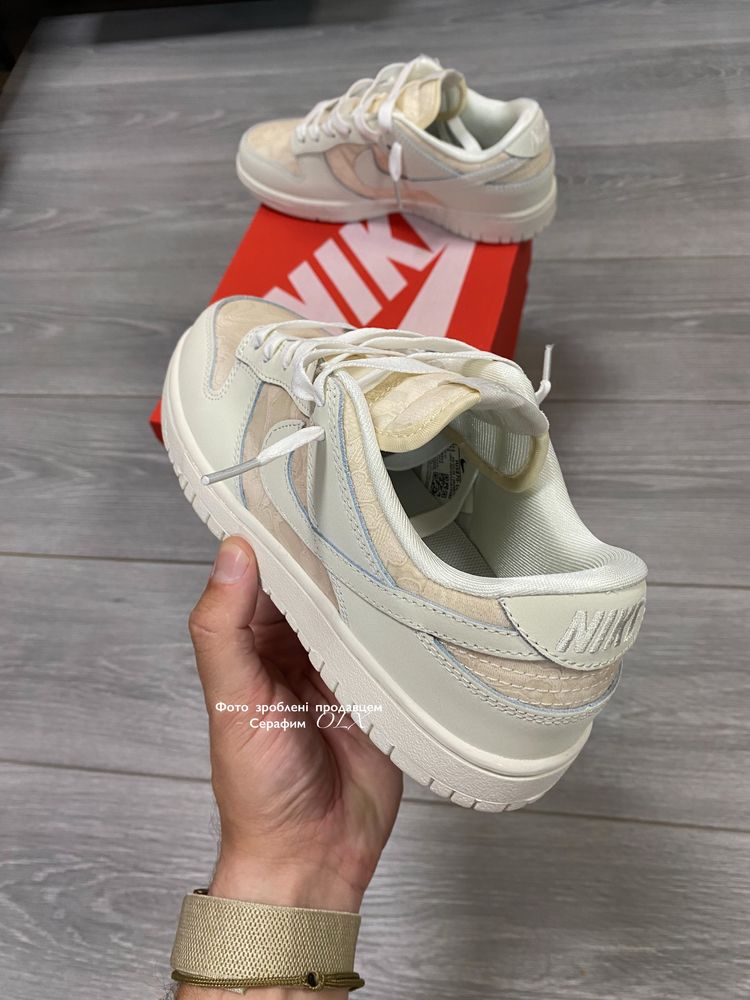 NEW NIKE DUNK LOW ‘Lace Pack- Soft Pearl’ (in box)