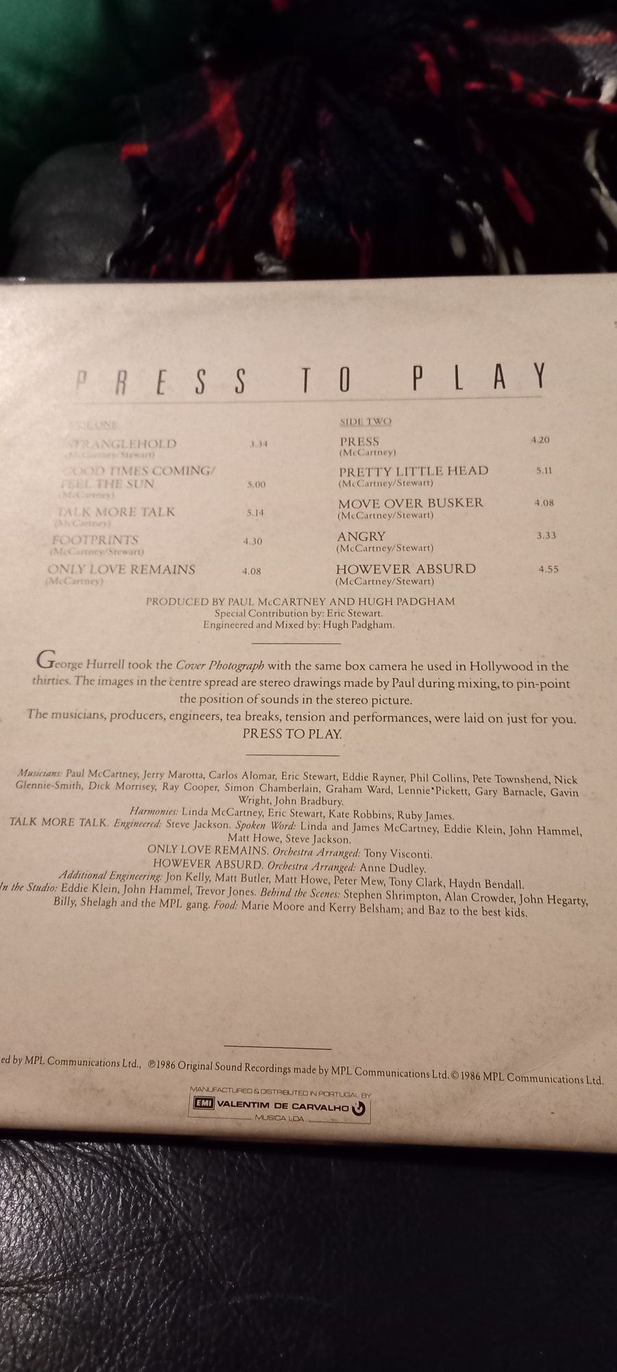 Lp paul mccartney