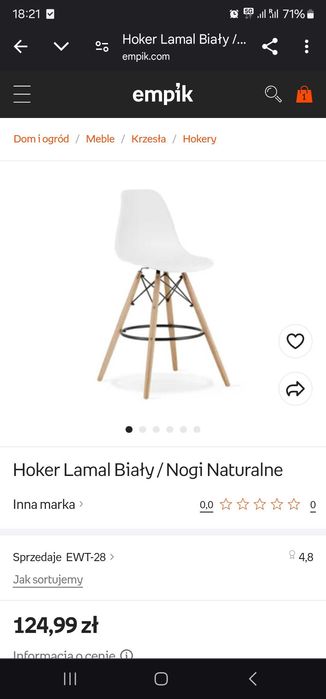 Eleganckie hokery