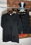Костюм Мужской LOUIS VUITTON 2025 черный весна/лето хлопок люкс s-xxl