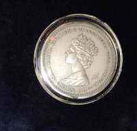 Medalha em Prata comemorativa da Aliança Luso Britânica