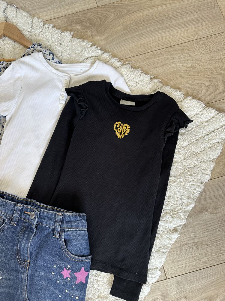 Комплект , сукня Zara, джинсова спідниця,футболка розмір 8-9 років 134