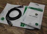 Магнитный кабель Ugreen USB - TYPE C 3А быстрая зарядка QC3.0 (1 метр)