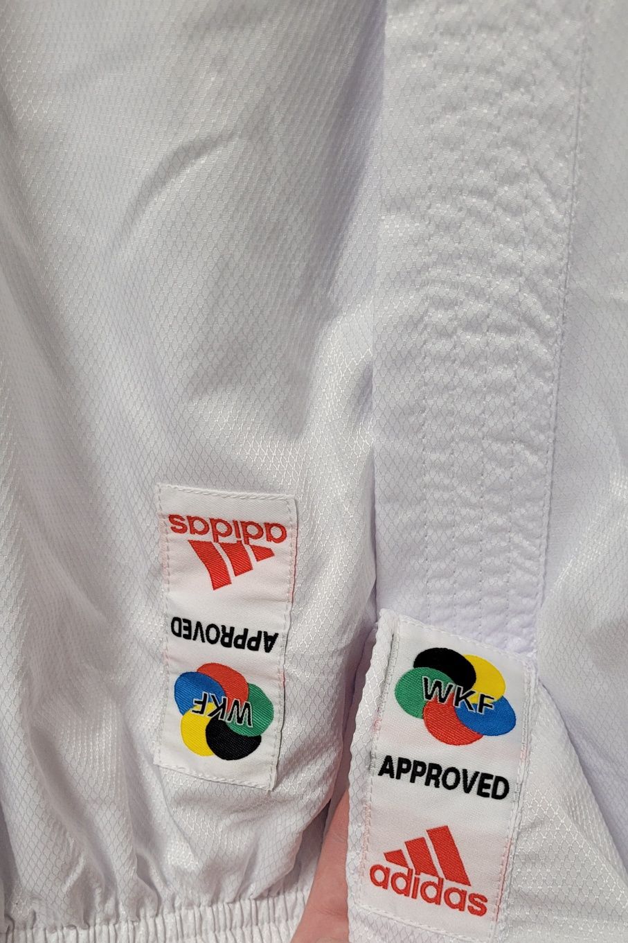 Karatega kimono adidas Adizero 2.0 WKF approved użyte raz lampasy 185c