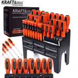 KRAFT&DELE Duży Zestaw Śrubokrętów Bitów 100 El. Bity Wkrętak KD10957