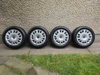 Nowe Opony Letnie 205/60/16 Goodyear Felgi 5x108 Kołpaki Opel Komplet