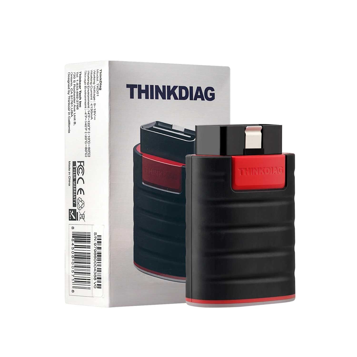 ThinkDiag Maquina Diagnóstico OBD todas as Marcas/Funções (1 Ano)