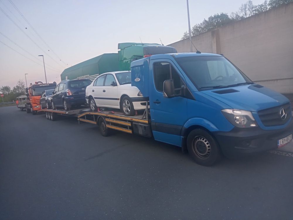 Transport aut  Niemcy Holandia Belgia Polska autoholowanie