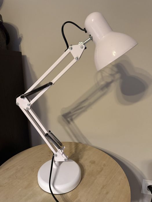 Lampka na biurko, biała