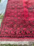 Piekny, welniany, czerwony, gruby dywan. 2,5 m na 3m,