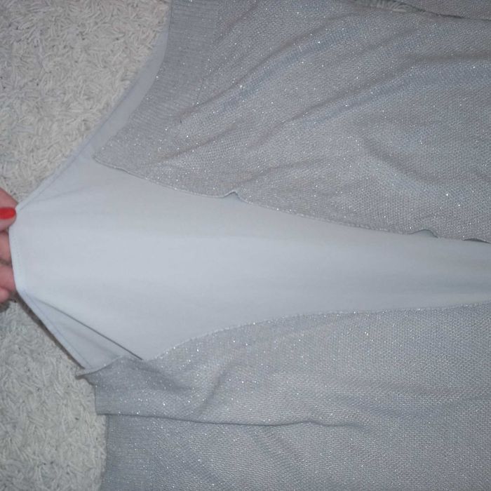 Bluzka r. XL, 42 Mohito ze srebrną nitką