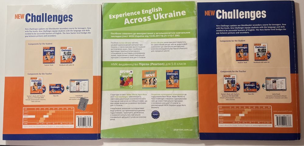 New Challenges 2. Student's Book, Workbook (+CD), Across Ukraine