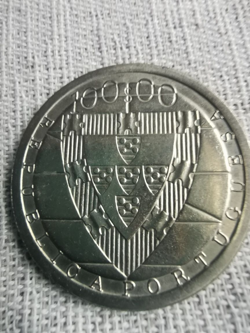 Moeda de 100 escudos - 600 Anos da Batalha de Aljubarrota