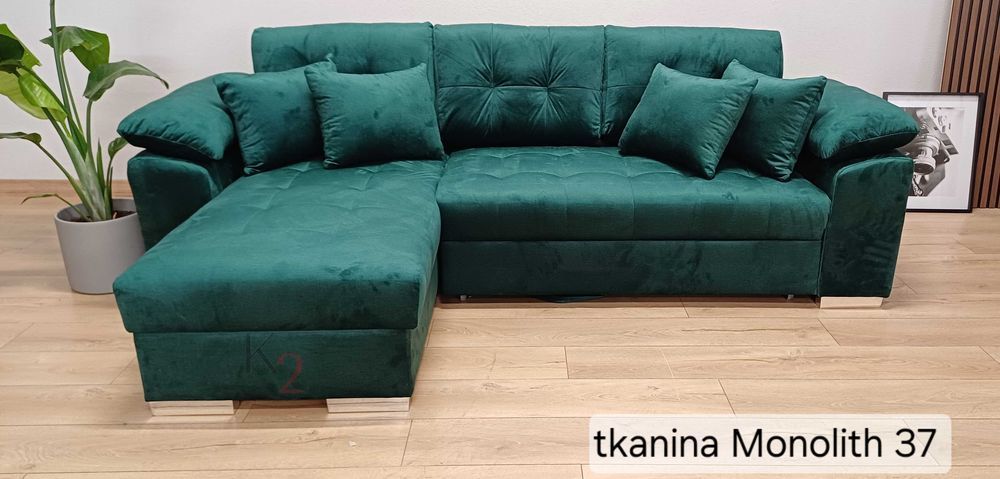 Narożnik DENVER, rogówka, sofa, mały do salonu USB +GRATIS
