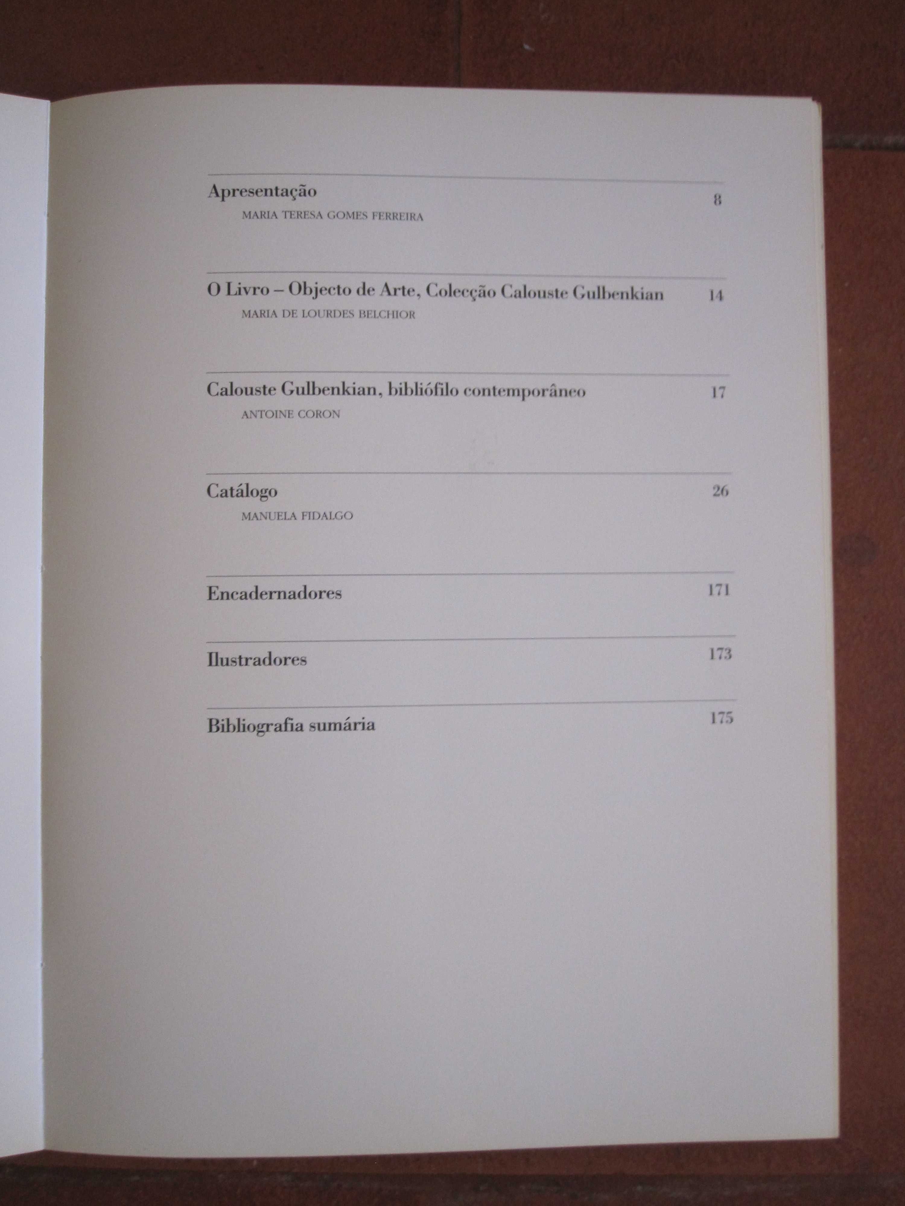 O Livro objecto de arte - Col. Fundação Calouste Gulbenkian