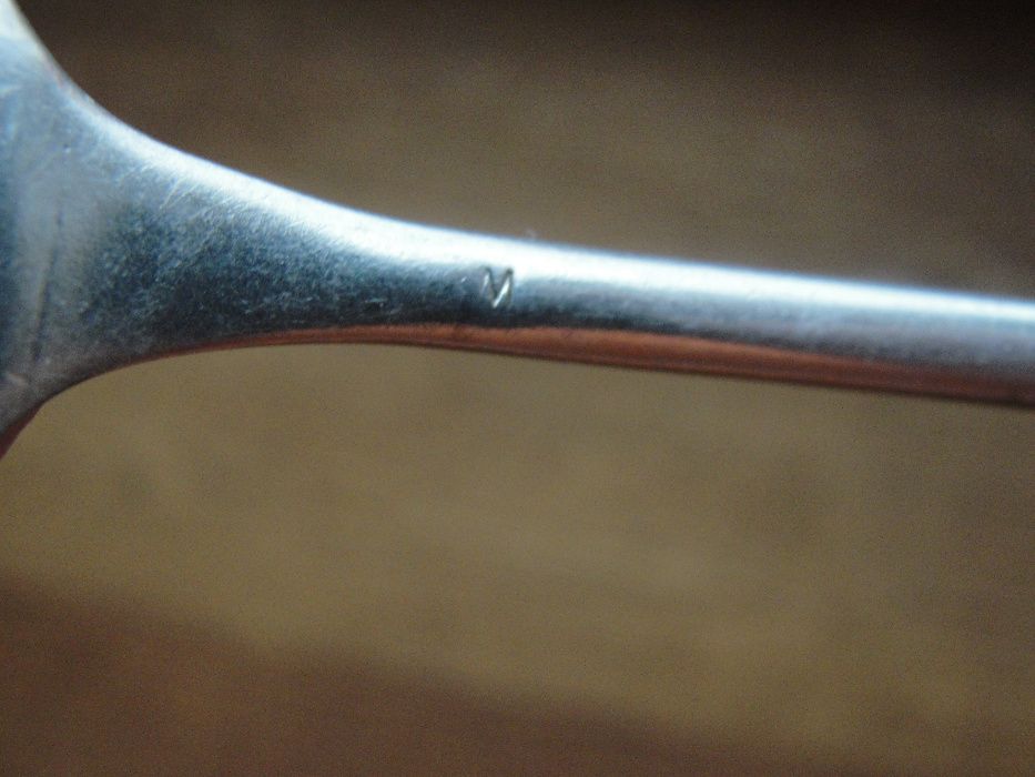 Stare łyżeczki platerowane, 4 sztuki