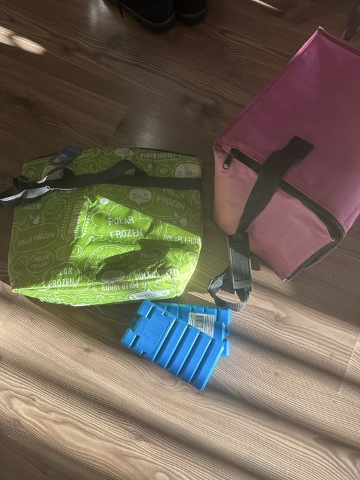 Dwie torby termiczne plus dwa wklady chlodzace