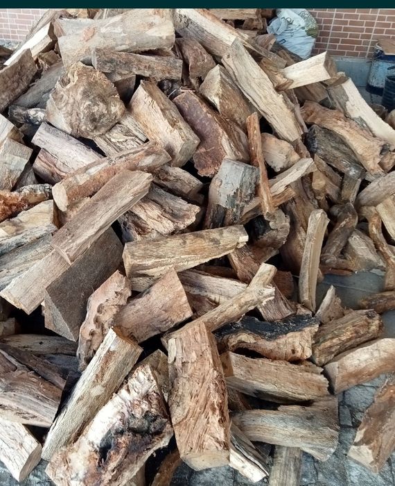 Lenha de sobro sacos 20kg 25kg