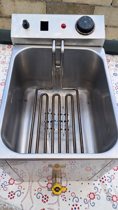 Fritadeira inox 6 lts