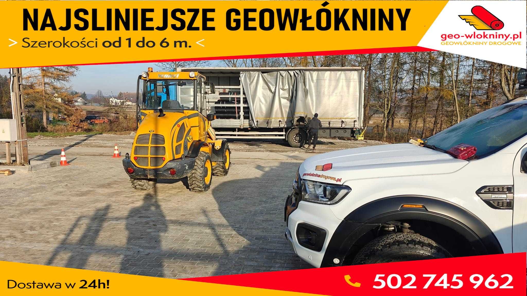 Geowłóknina Geowłókniny PP Polipropylen do 6m 200 400