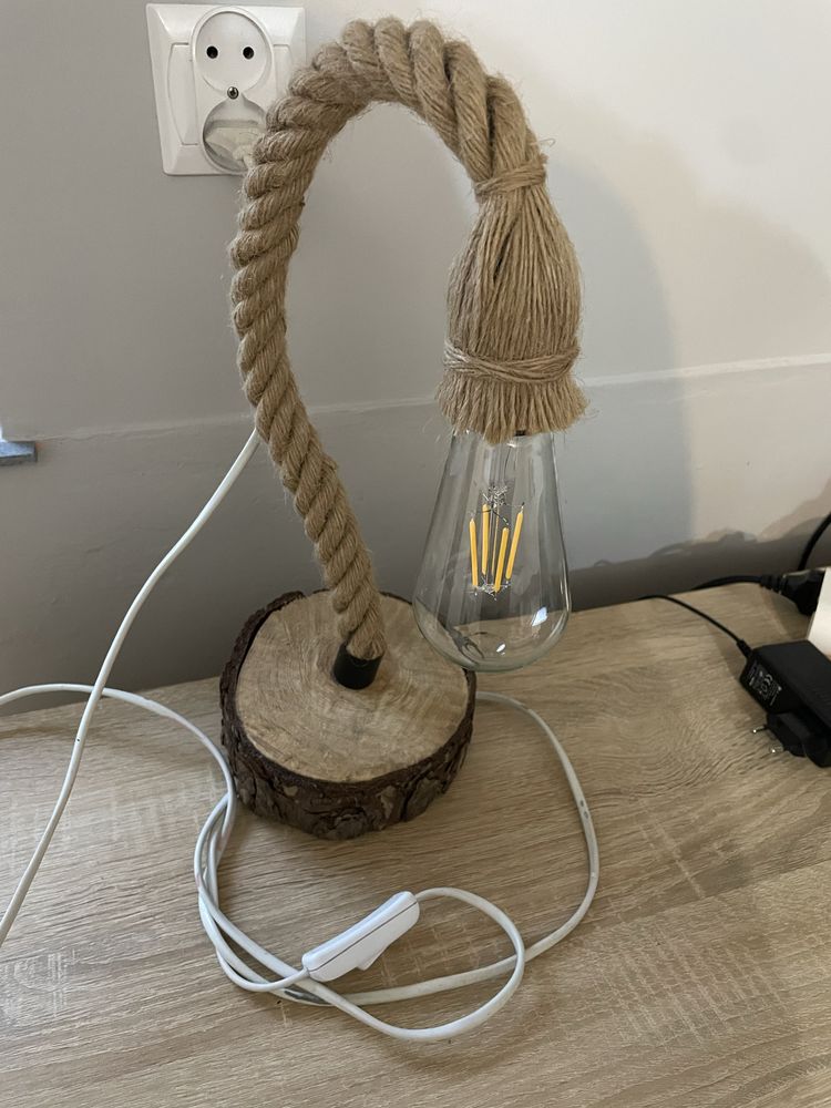 Lampka nocna retro sznur OKAZJA