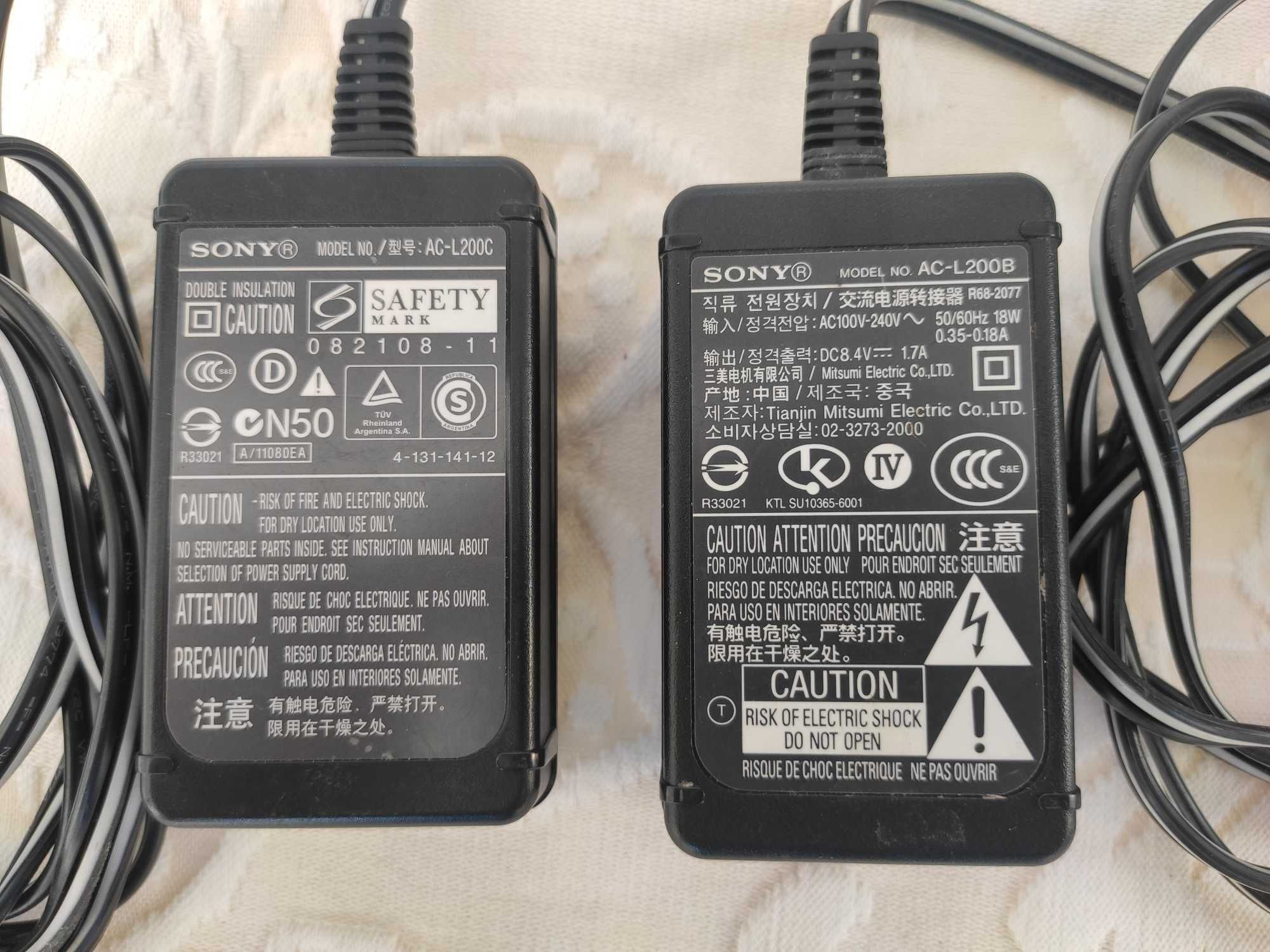 Carregadores Sony | PSP-104 | AC-L200C | AC-L200B